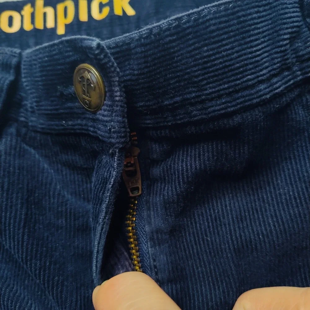 J. CREW‎ CREWCUTS TOOTHPICK Girls Size 14 Blue Cotton Flex Corduroy Pants